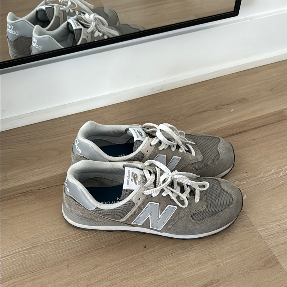 New Balance Gray Athletic Shoes